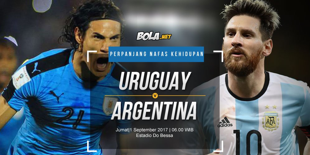 Prediksi Uruguay vs Argentina 1 September 2017