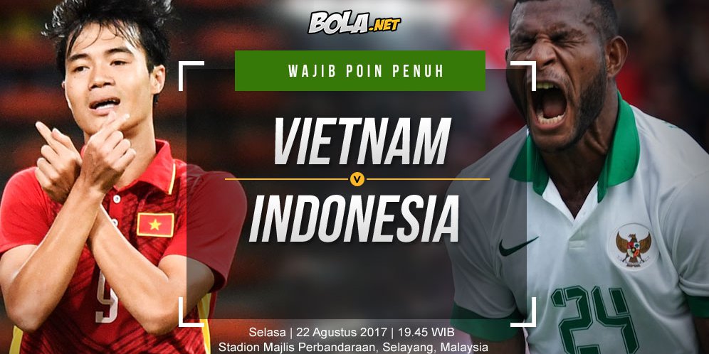 Prediksi Vietnam vs Indonesia 22 Agustus 2017