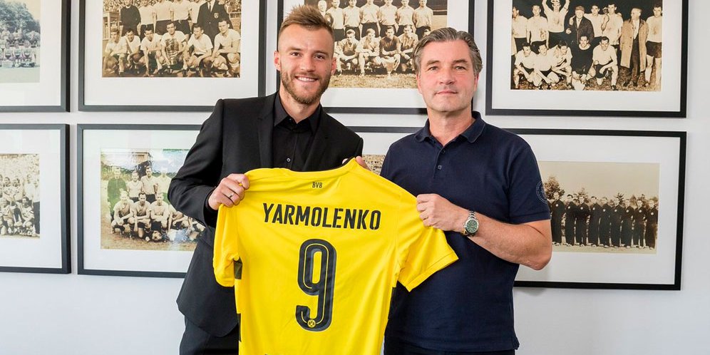 Gantikan Dembele, Dortmund Resmi Gaet Yarmolenko