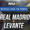 Prediksi Real Madrid vs Levante 9 September 2017