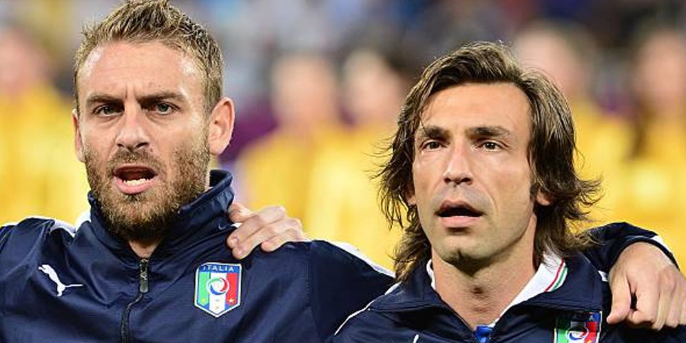 De Rossi Samai International Caps Andrea Pirlo