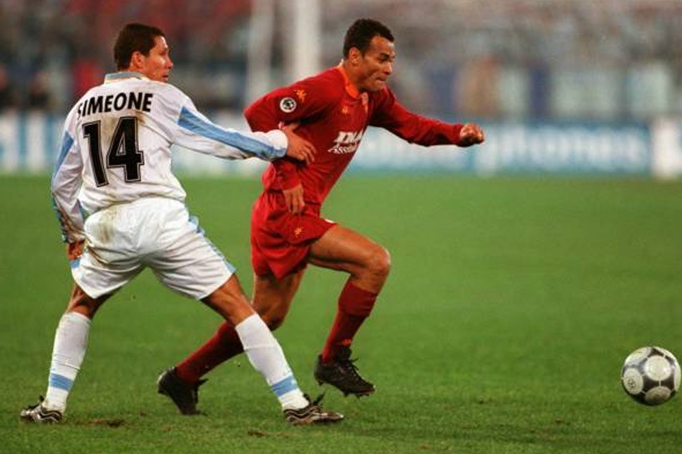 Potret Diego Simeone di Derby della Capitale Potret Diego Simeone di Derby della Capitale