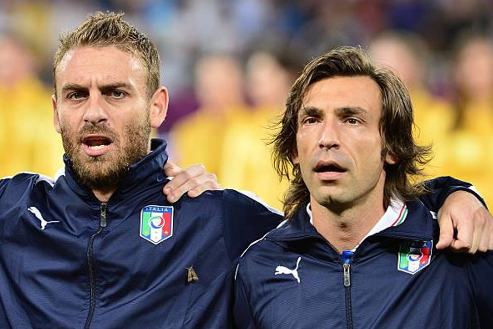 De Rossi Samai International Caps Andrea Pirlo