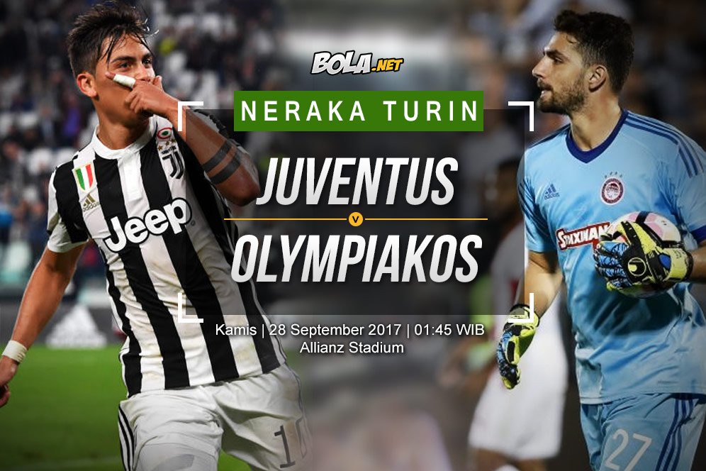 Data dan Fakta Liga Champions: Juventus vs Olympiakos