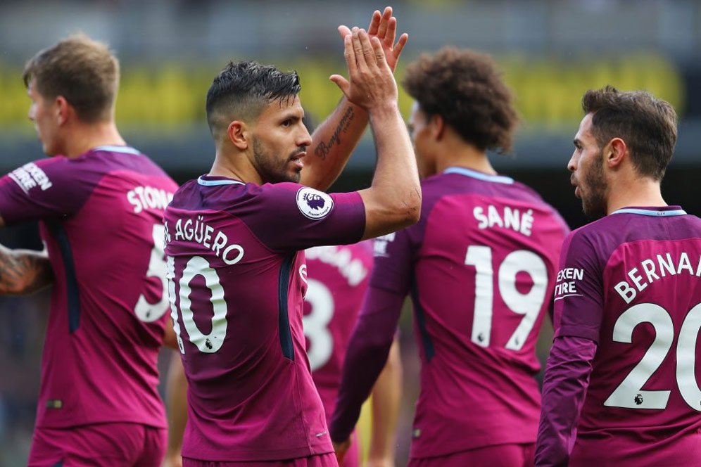 Guardiola Cap Aguero Sebagai Legenda Manchester City