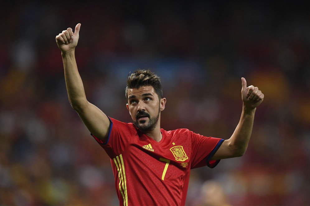 Perasaan David Villa Usai Jalani Laga Comeback