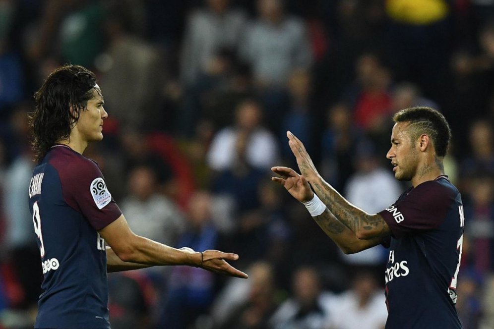 Cavani dan Neymar Rebutan Penalti, Ini Tanggapan Emery