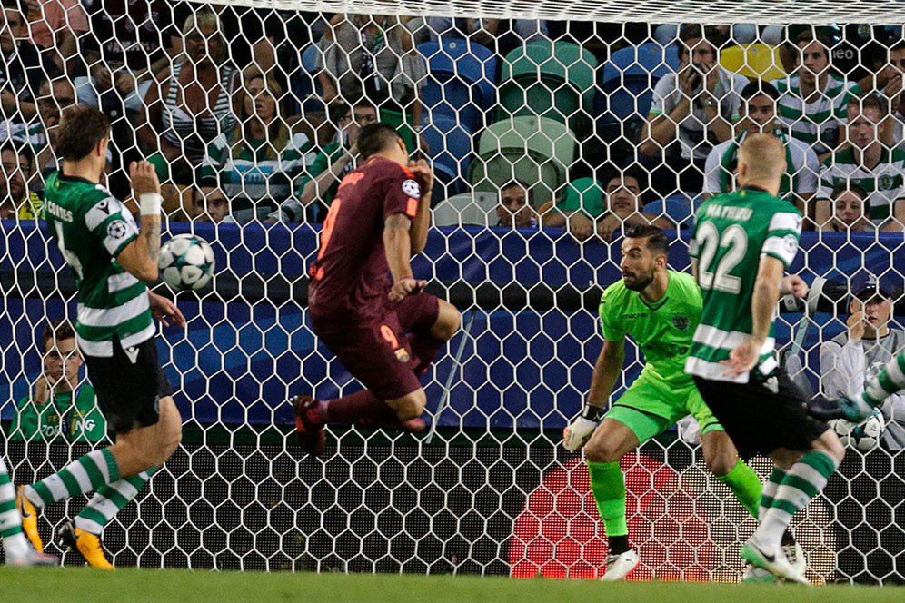 Highlights Liga Champions: Sporting Lisbon 0-1 Barcelona