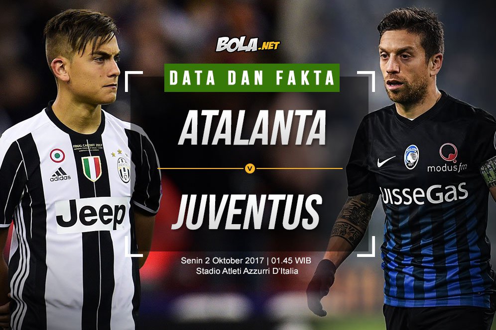 Data dan Fakta Serie A: Atalanta vs Juventus