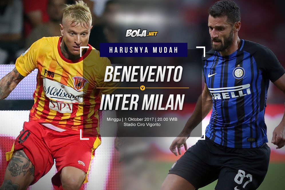 Prediksi Benevento vs Inter Milan 1 Oktober 2017 Prediksi Benevento vs Inter Milan 1 Oktober 2017