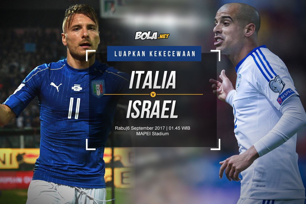 Prediksi Italia vs Israel 6 September 2017