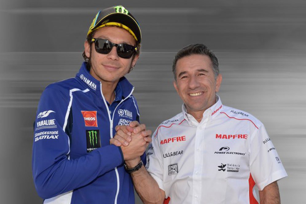 Valentino Rossi, Penyebab Jorge Martinez 'Aspar' Pensiun