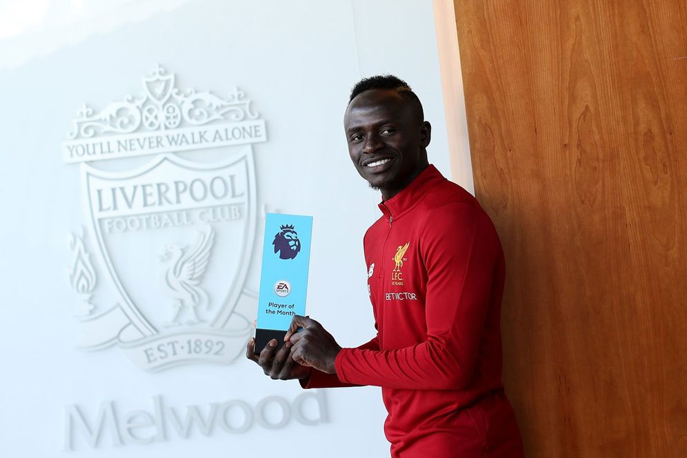 Sadio Mane Terbaik Premier League Bulan Agustus