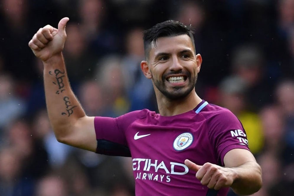 Samai Rekor Gol Lawas City, Guardiola Puji Aguero