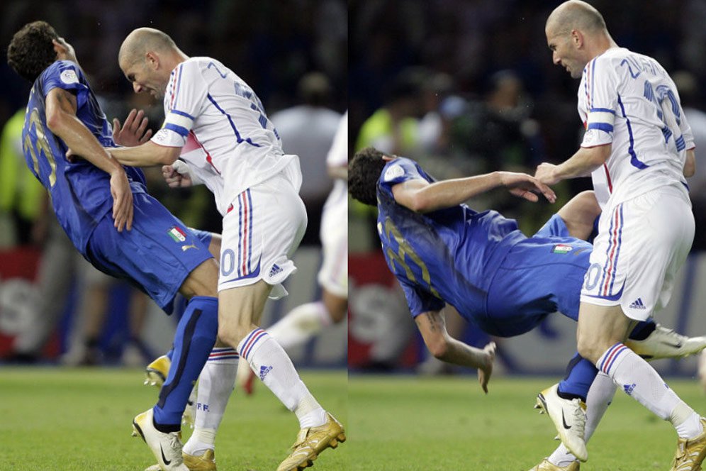 Zidane Tak Bangga Dengan 'Tandukannya' Pada Materazzi