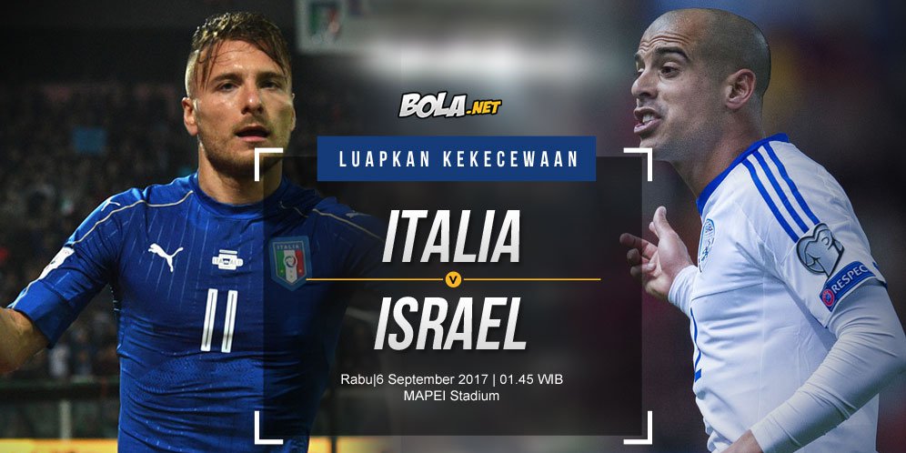 Prediksi Italia vs Israel 6 September 2017
