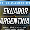 Prediksi Ekuador vs Argentina 11 Oktober 2017