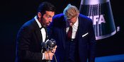 Buffon Menangkan Trofi Best FIFA Goalkeeper 2017