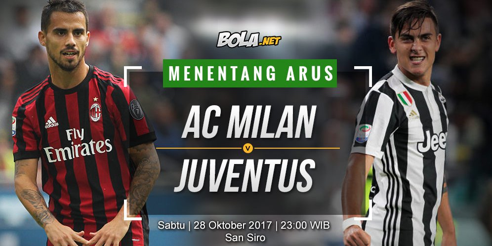 Data dan Fakta Serie A: AC Milan vs Juventus