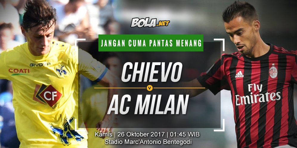 Prediksi Chievo vs AC Milan 26 Oktober 2017 Prediksi Chievo vs AC Milan 26 Oktober 2017