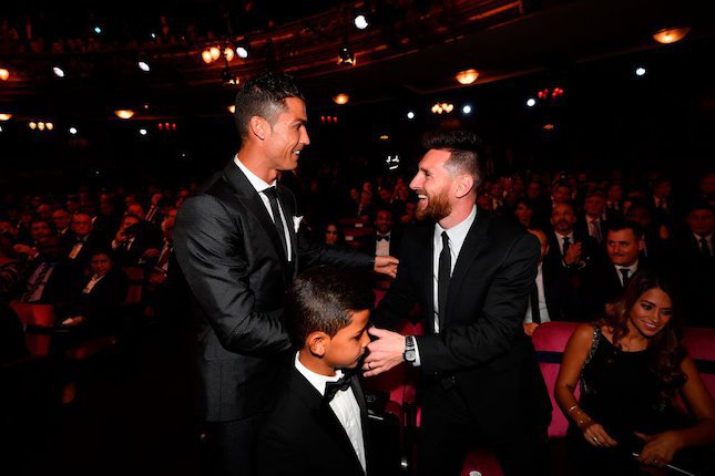 Cristiano Ronaldo dan Lionel Messi (c) AFP