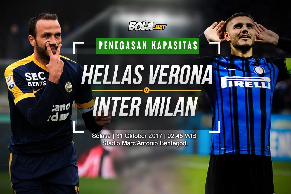 Prediksi Hellas Verona vs Inter Milan 31 Oktober 2017