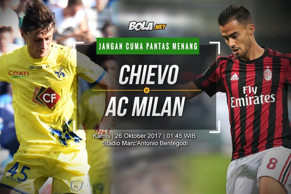 Prediksi Chievo vs AC Milan 26 Oktober 2017