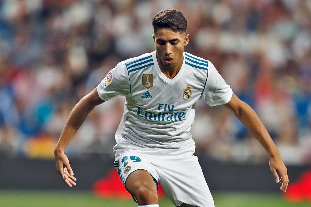 Debut Tak Terlupakan Achraf Hakimi Bersama Real Madrid