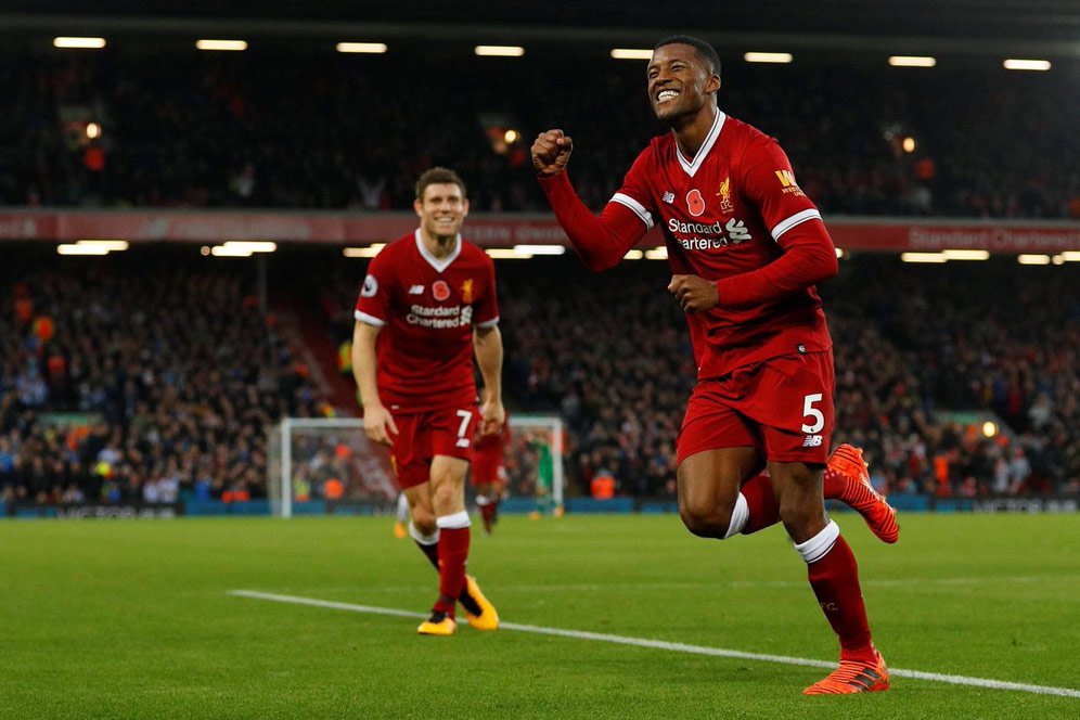 Wijnaldum Usai Bantai Huddersfield: Ini Respon Liverpool