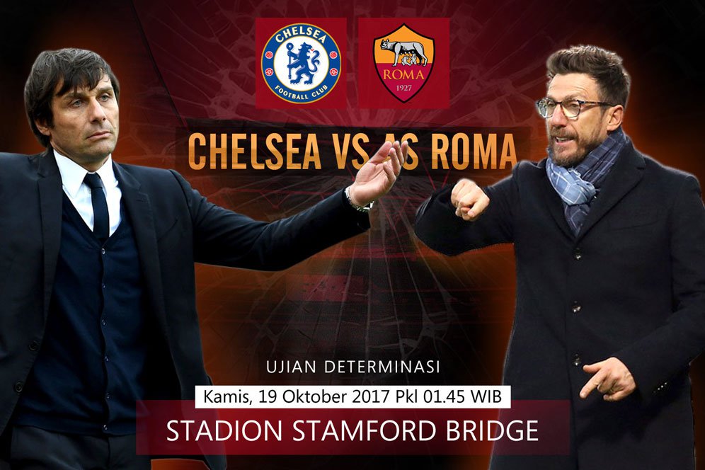 Prediksi Chelsea vs AS Roma 19 Oktober 2017 Prediksi Chelsea vs AS Roma 19 Oktober 2017