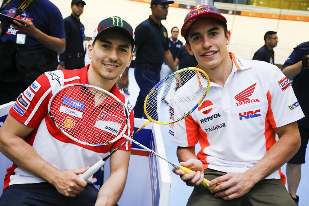 Marc Marquez vs Jorge Lorenzo: Main Bulutangkis di Malaysia