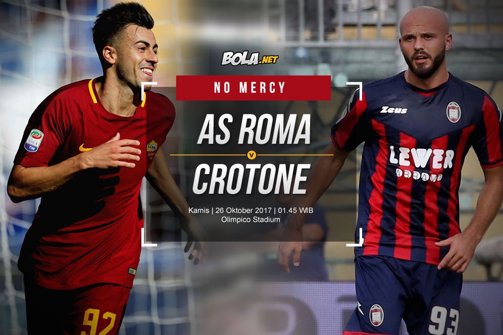 Prediksi AS Roma vs Crotone 26 Oktober 2017