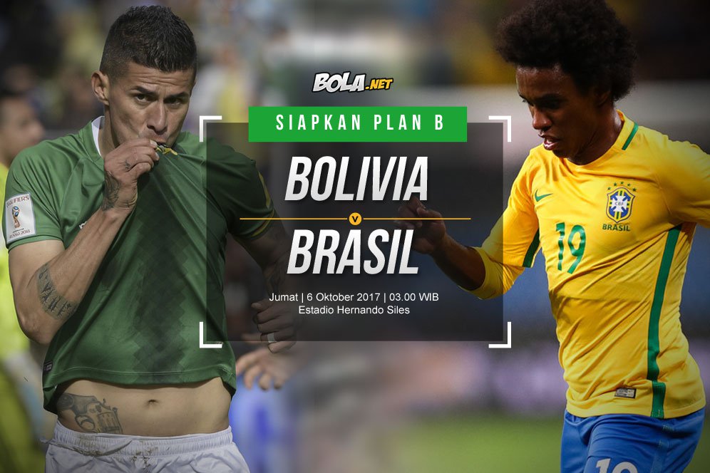 Prediksi Bolivia vs Brasil 6 Oktober 2017