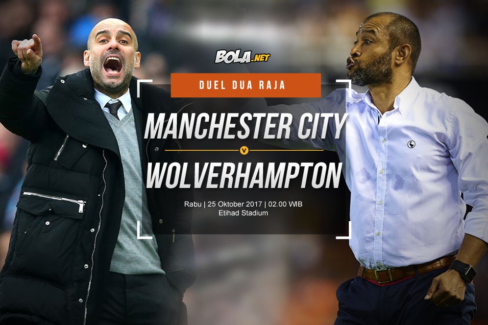 Prediksi Manchester City vs Wolverhampton 25 Oktober 2017