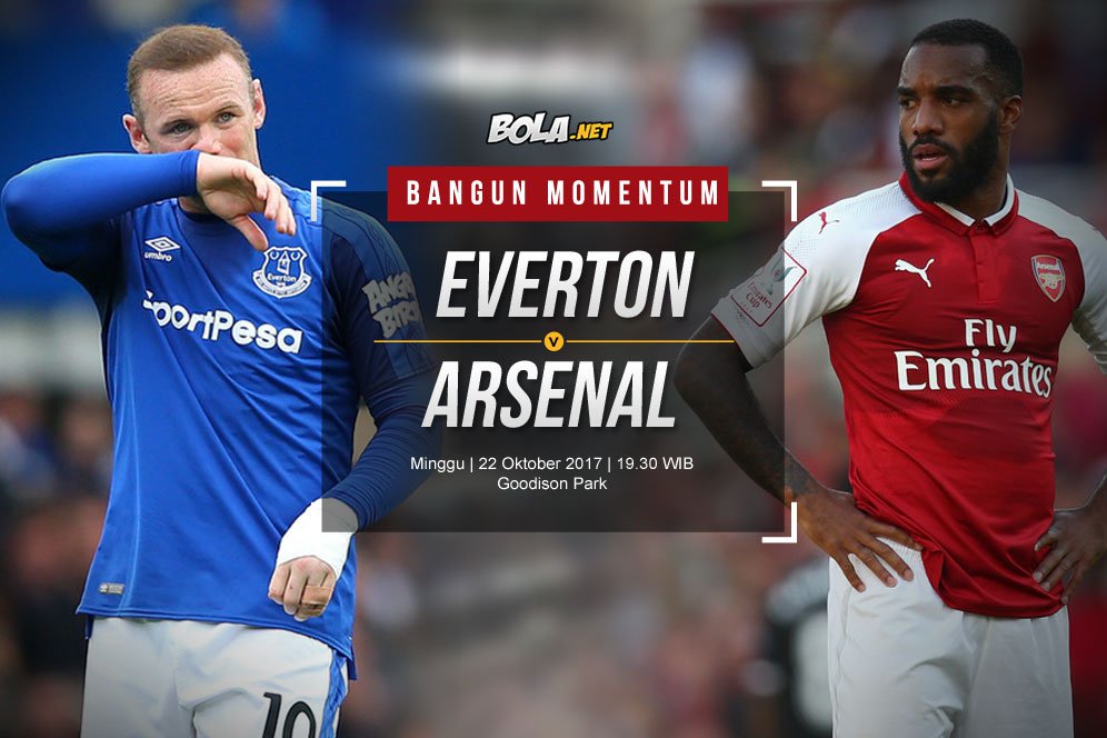 Prediksi Everton vs Arsenal 22 Oktober 2017