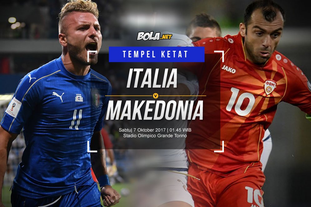 Prediksi Italia vs Makedonia 7 Oktober 2017 Prediksi Italia vs Makedonia 7 Oktober 2017