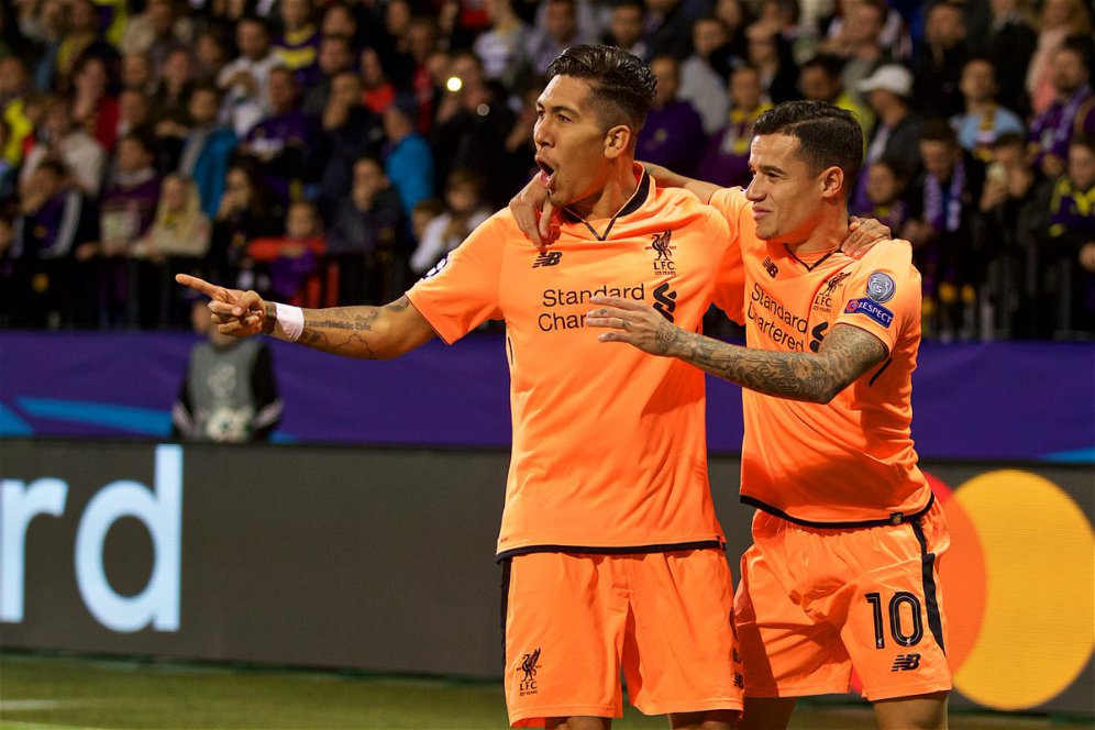 Tak Cuma Salah, Coutinho Anggap Firmino Juga Vital di Liverpool