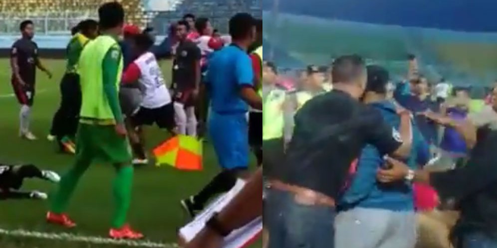 Video: Beginilah Kericuhan Laga Persewangi vs PSBK