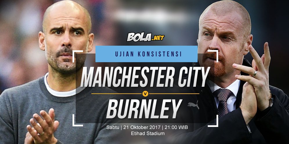 Prediksi Manchester City vs Burnley 21 Oktober 2017