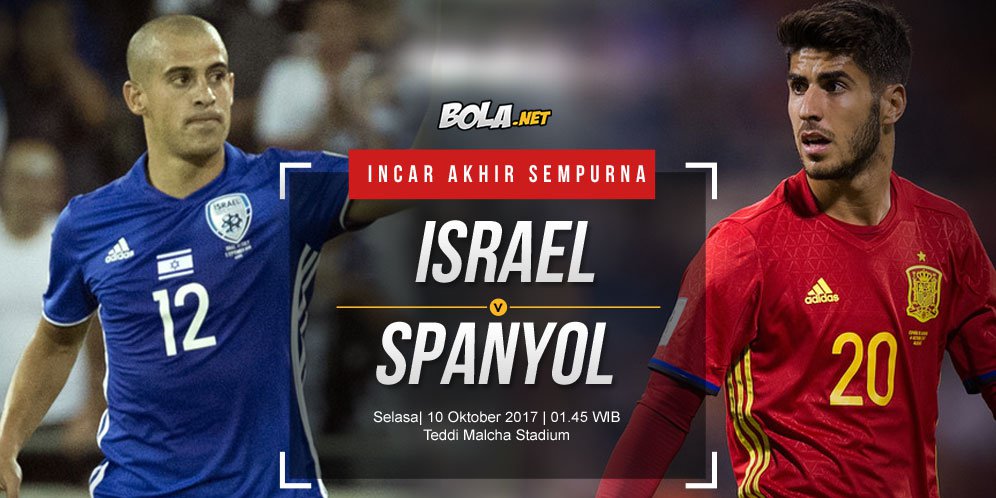 Prediksi Israel vs Spanyol 10 Oktober 2017
