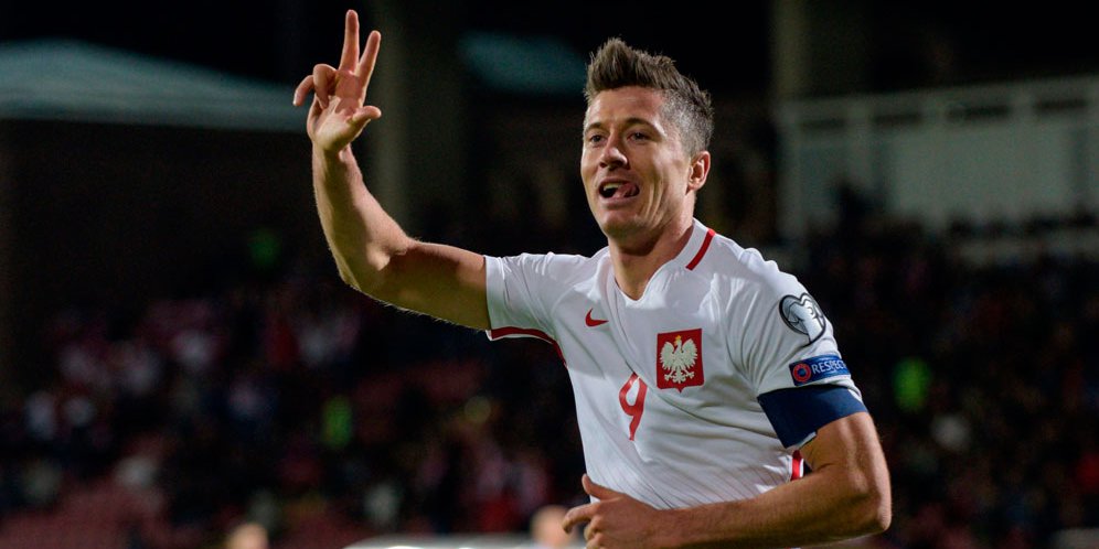 Cetak Hat-trick, Lewandowski Pecahkan Rekor Gol Polandia