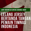 Bagini Mekanisme Lelang Jersey Timnas Choirul Huda