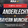 Data dan Fakta Liga Champions: Anderlecht vs Bayern Munchen