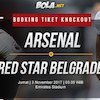 Prediksi Arsenal vs Red Star Belgrade 3 November 2017