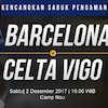 Prediksi Barcelona vs Celta Vigo 2 Desember 2017