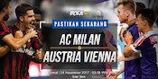 Data dan Fakta Liga Europa: AC Milan vs Austria Vienna