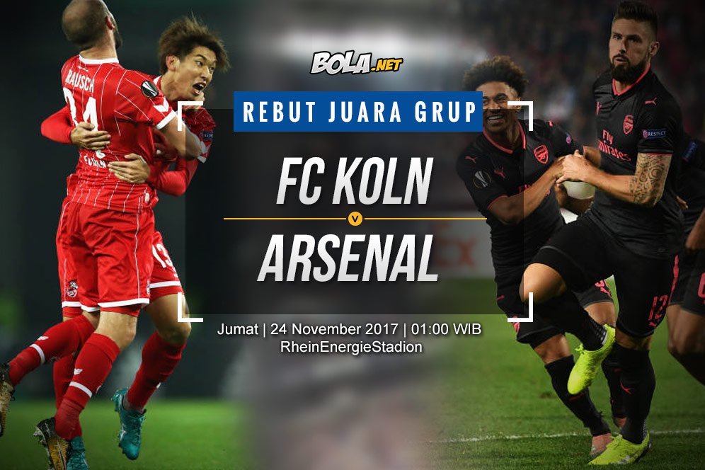 Prediksi FC Koln vs Arsenal 24 November 2017