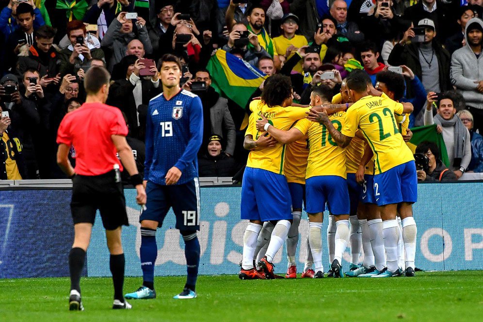 Brasil Masih Terlalu Tangguh untuk Jepang