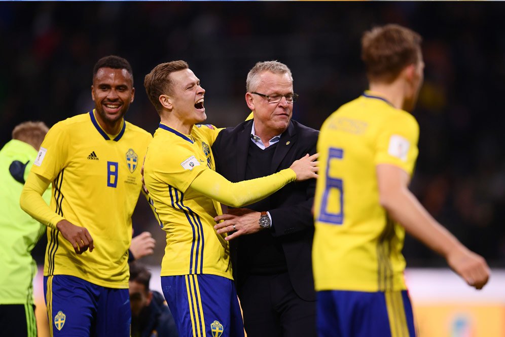Pelatih Swedia Tak Sungkan Akui Main Bertahan Lawan Italia