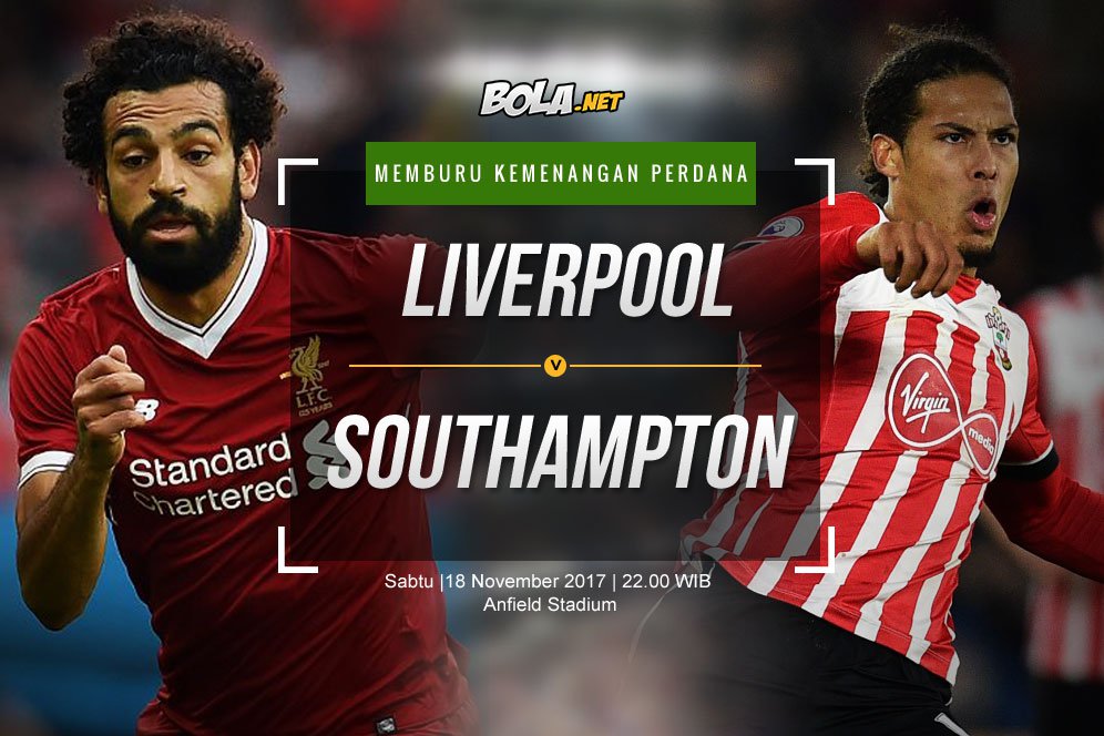 Prediksi Liverpool vs Southampton 18 November 2017